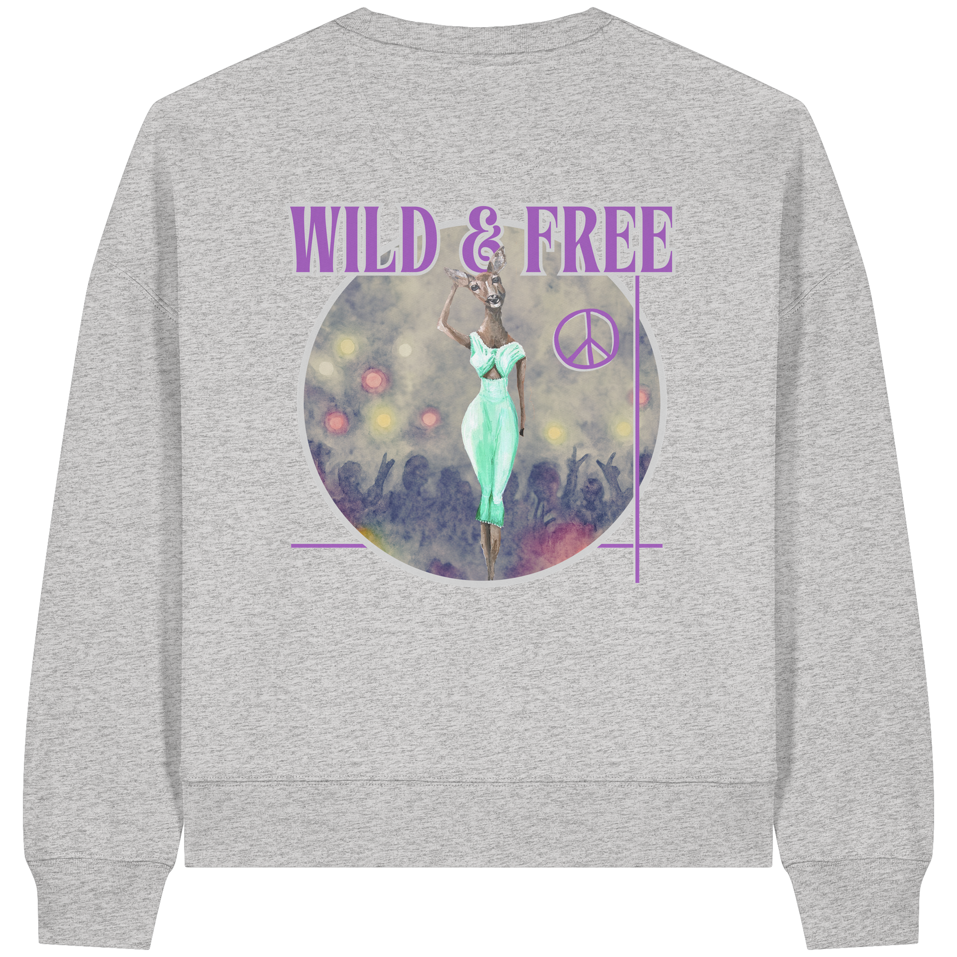 Kalli Wife Boxcut Sweatshirt - Womens Organic Boxcut Sweatshirt