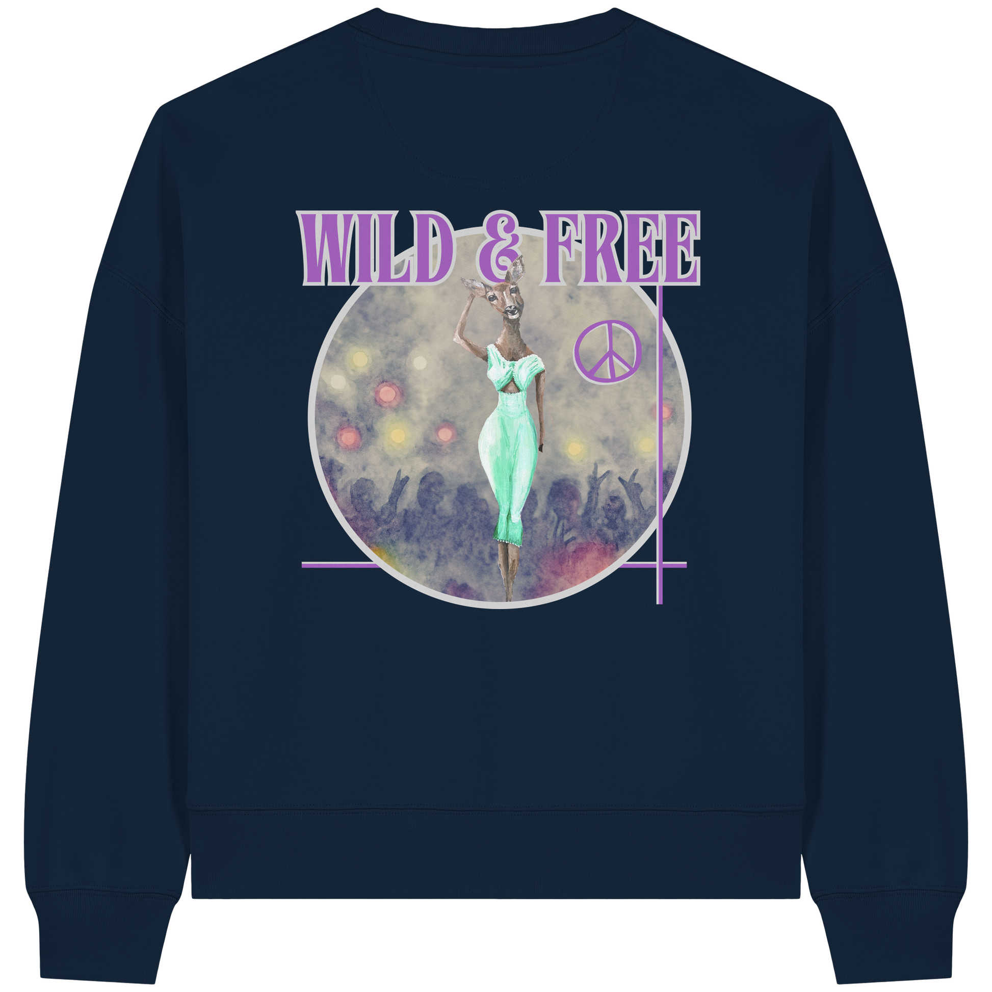 Kalli Wife Boxcut Sweatshirt - Womens Organic Boxcut Sweatshirt