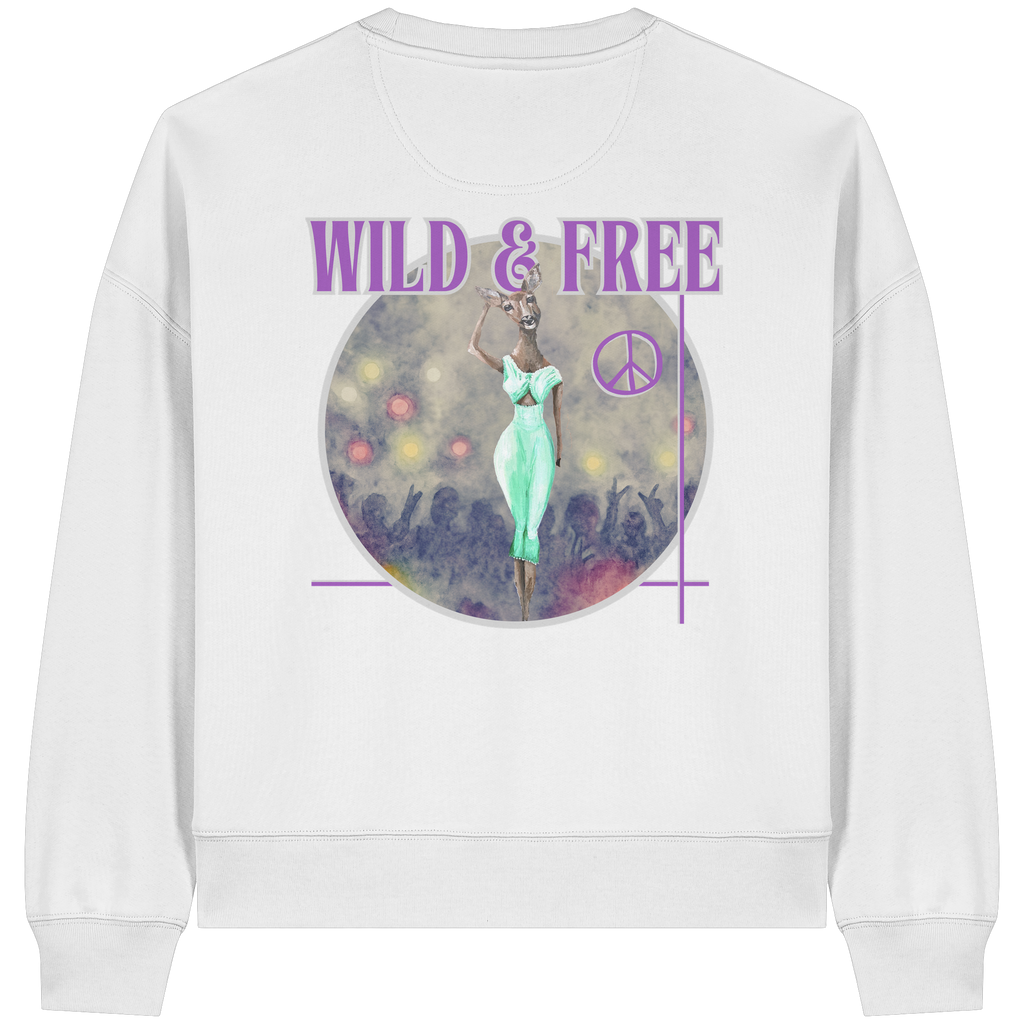 Kalli Wife Boxcut Sweatshirt - Womens Organic Boxcut Sweatshirt