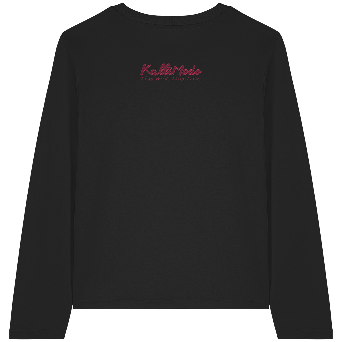 Organic Longleeve "Rose Beast" (Frontprint) - Womens Organic Longsleeve T-Shirt