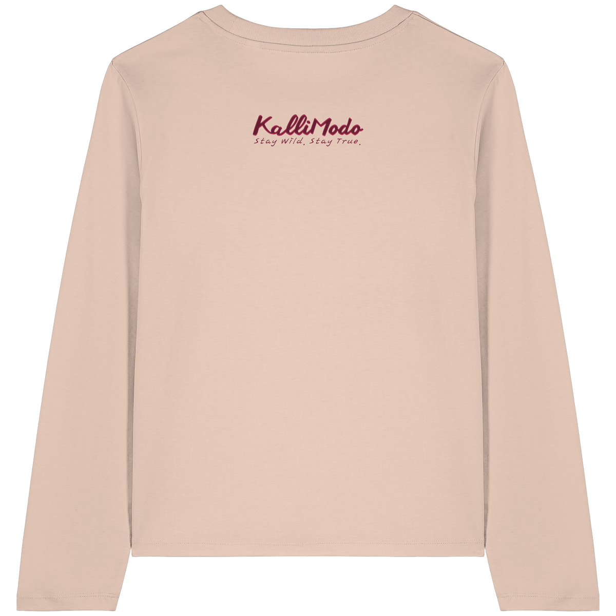 Organic Longleeve "Rose Beast" (Frontprint) - Womens Organic Longsleeve T-Shirt