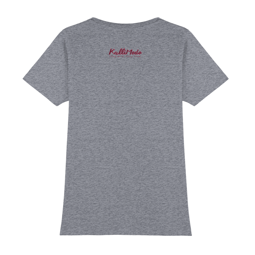 Bio T-Shirt Kallis Rose Beast (Frontprint) - Womens Premium Classic T-Shirt