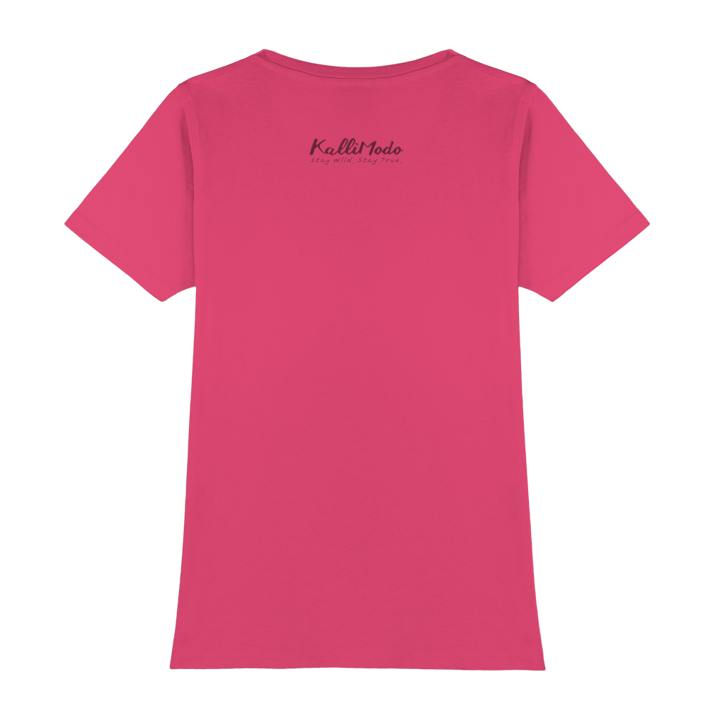 Bio T-Shirt Kallis Rose Beast (Frontprint) - Womens Premium Classic T-Shirt