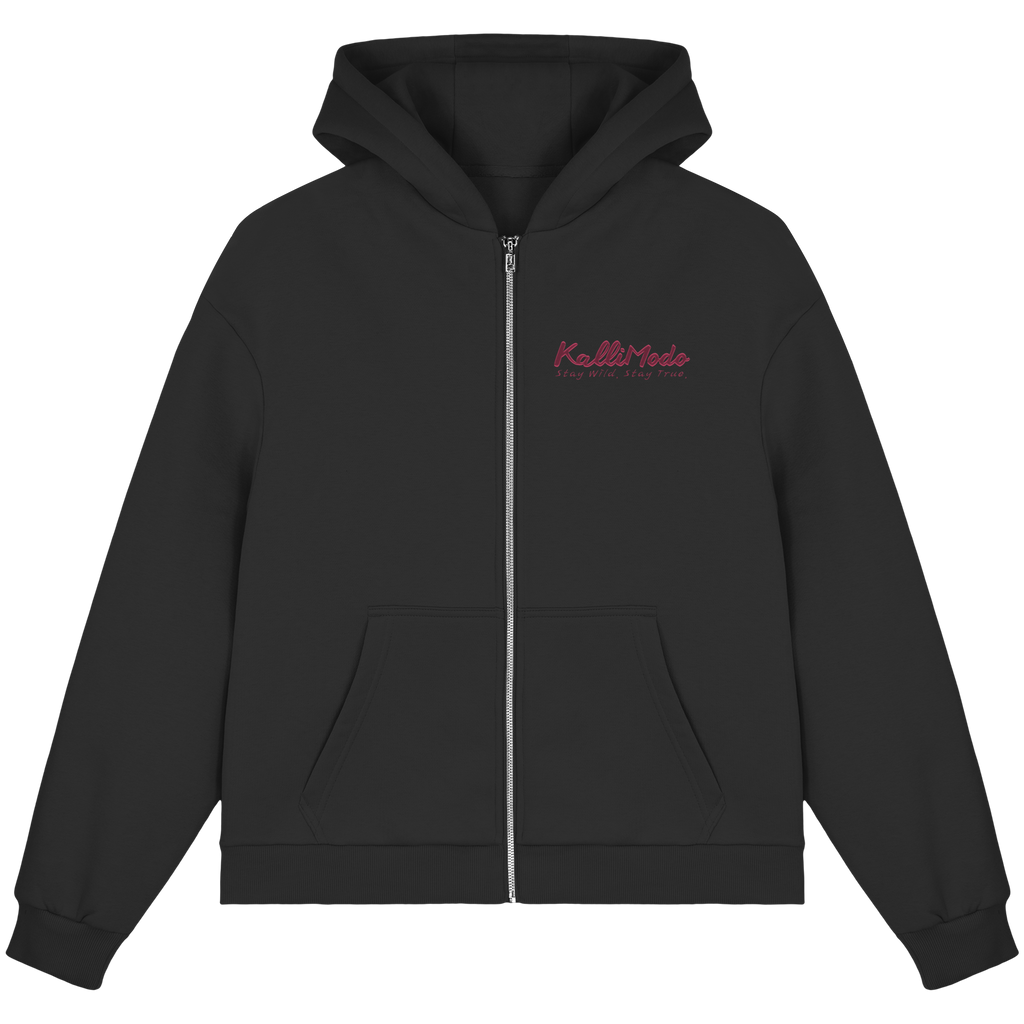 Boxcut Zipper Fluffy "Rose Beast" - Fluffy Boxcut Zipper