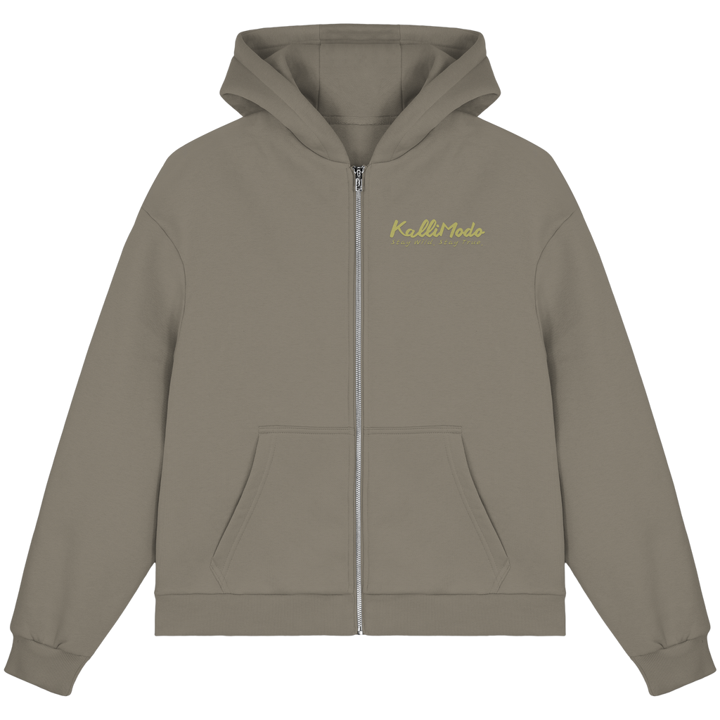 Boxcut Zipper Fluffy "Kalli Sister 2" Out of Office - Fluffy Boxcut Zipper