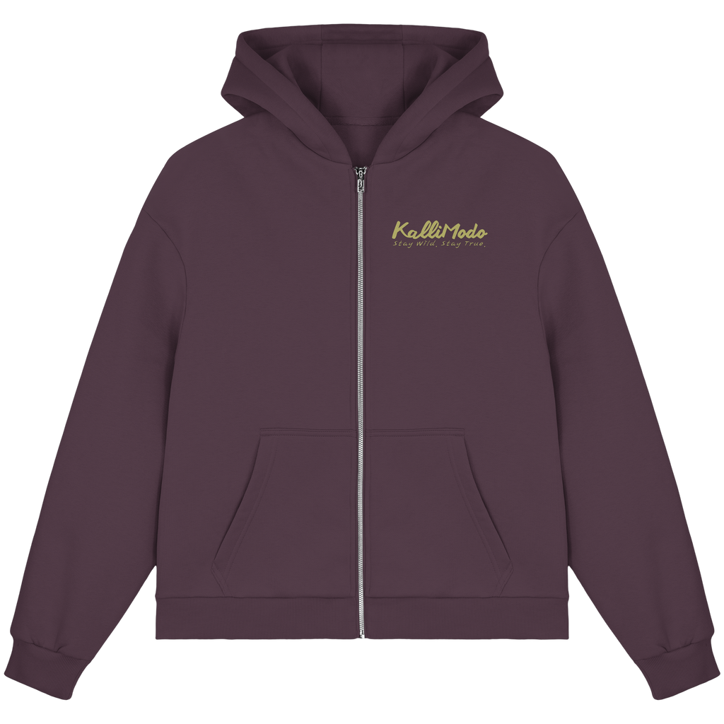 Boxcut Zipper Fluffy "Kalli Sister 2" Out of Office - Fluffy Boxcut Zipper