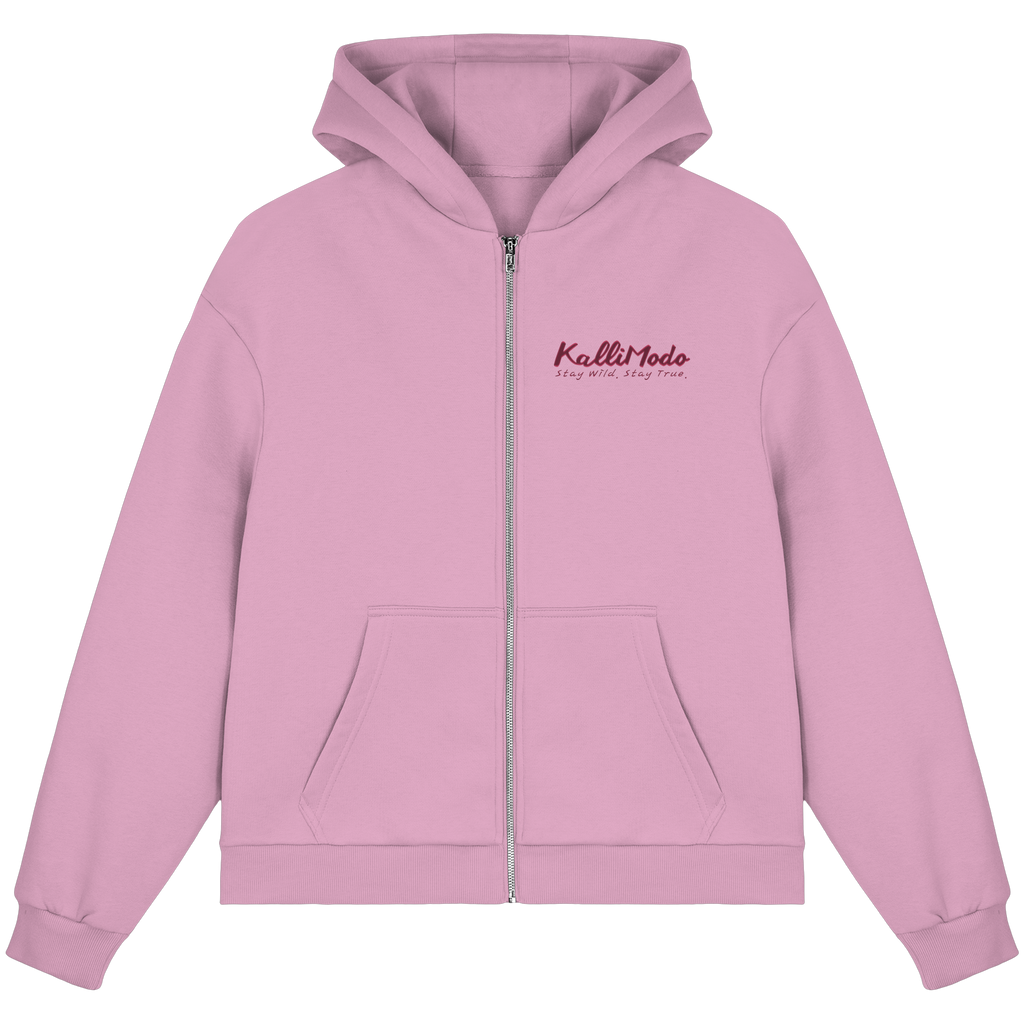 Boxcut Zipper Fluffy "Rose Beast" - Fluffy Boxcut Zipper