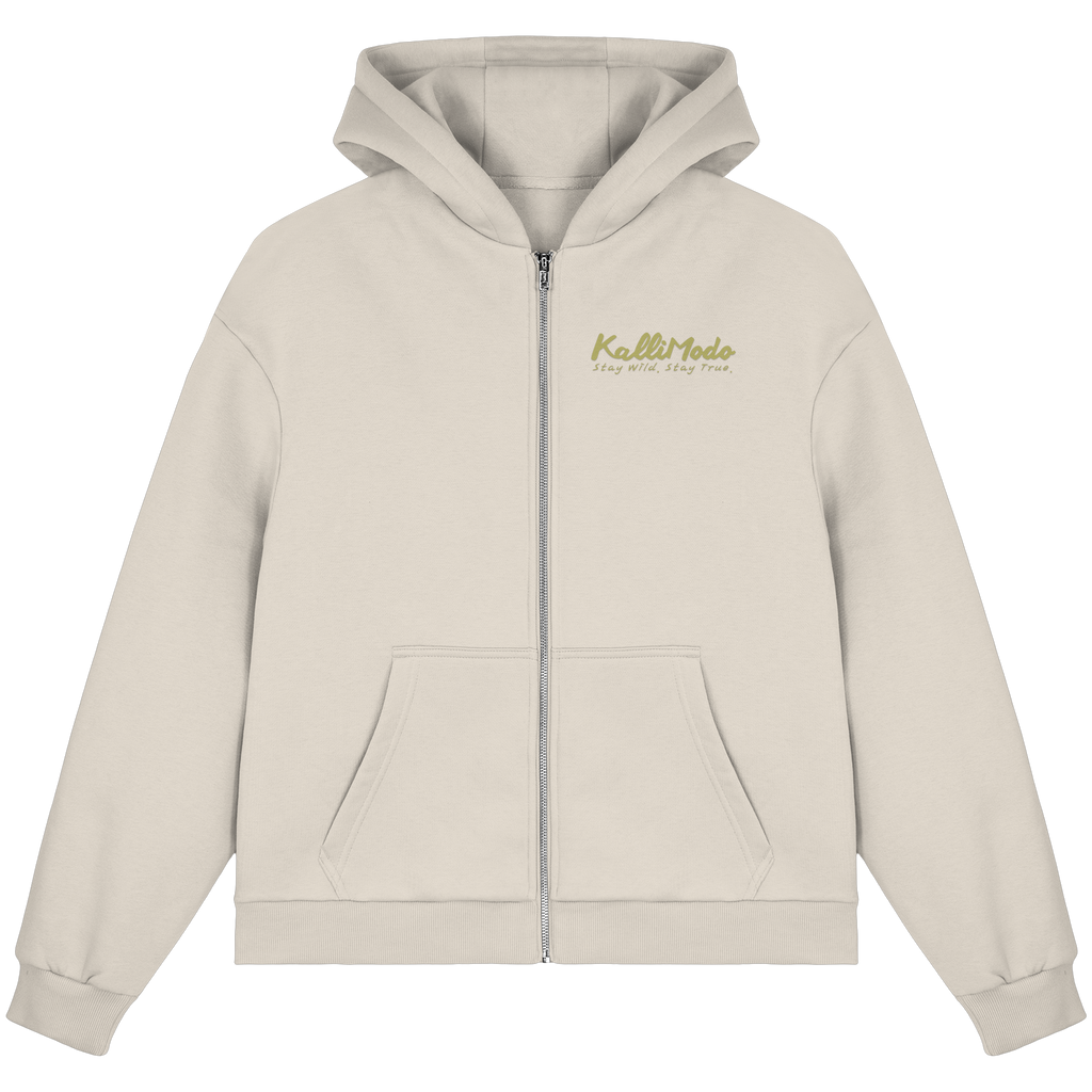 Boxcut Zipper Fluffy "Kalli Sister 2" Out of Office - Fluffy Boxcut Zipper