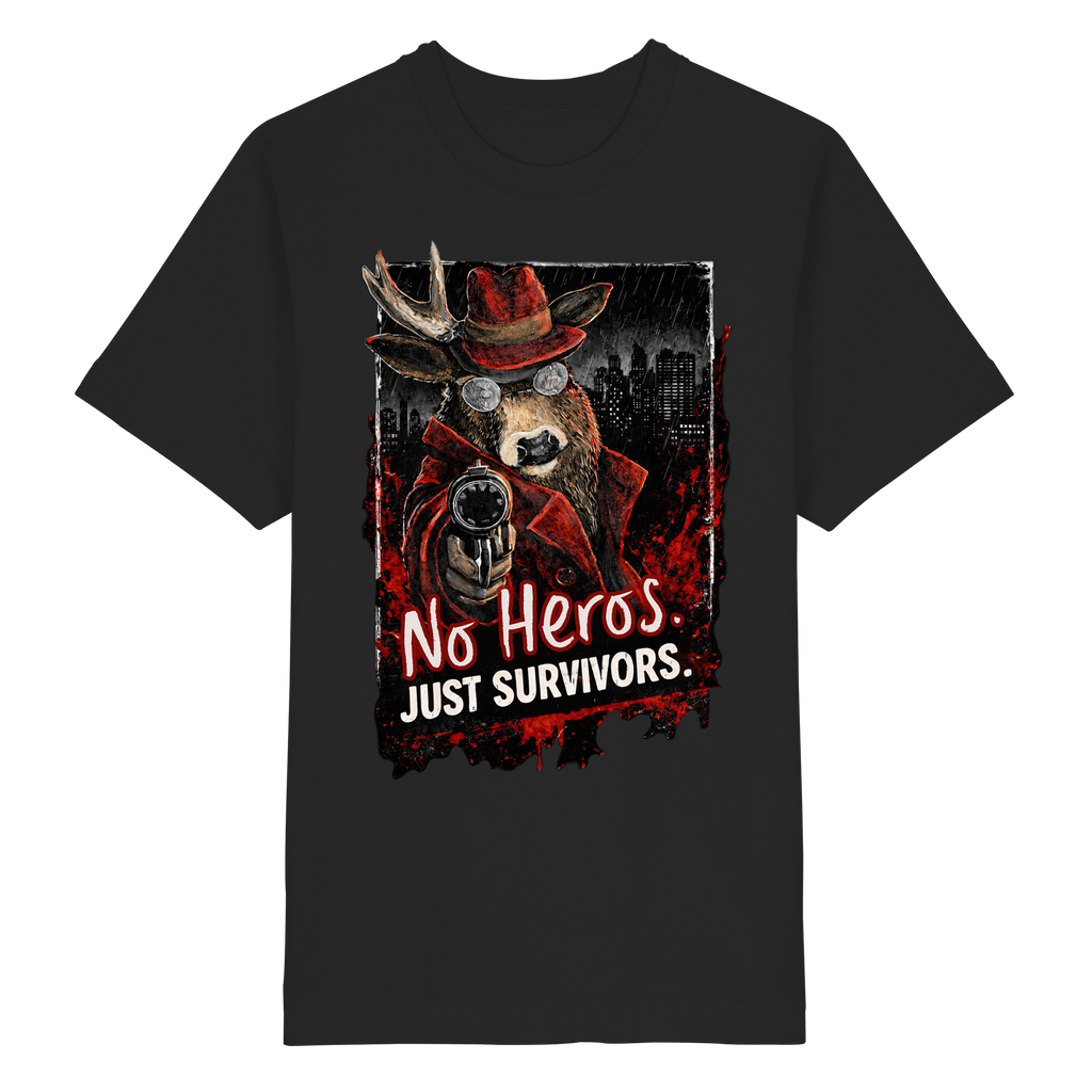 Bio Shirt Oversized - Kalli Brother2 "No Heros. Just Survivors".