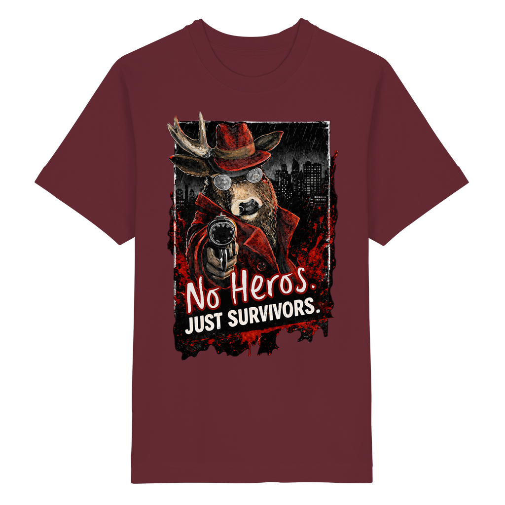 Bio Shirt Oversized - Kalli Brother2 "No Heros. Just Survivors".
