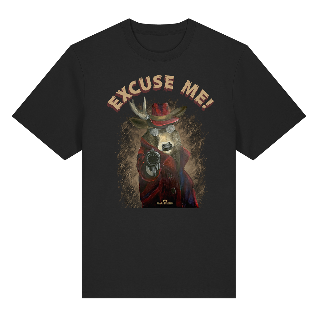 Heavy Shirt Kalli Brother Two "Excuse Me" Frontprint - Organic Heavy Shirt