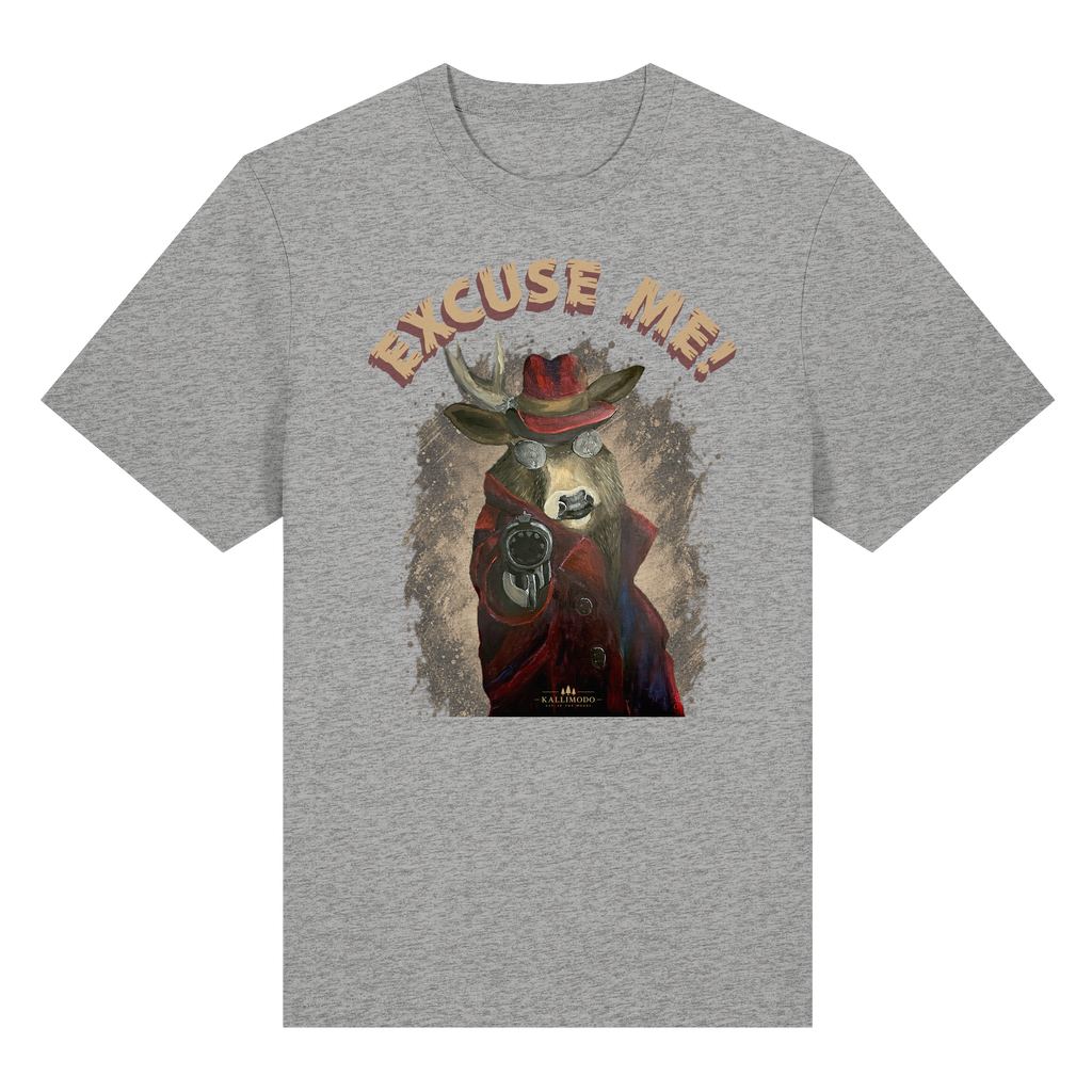 Heavy Shirt Kalli Brother Two "Excuse Me" Frontprint - Organic Heavy Shirt