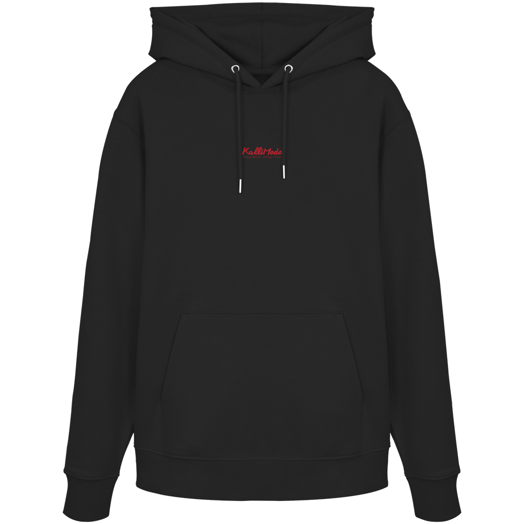 Kalli Red X-Mas Organic Hoodie -Hoodie - Organic Hoodie
