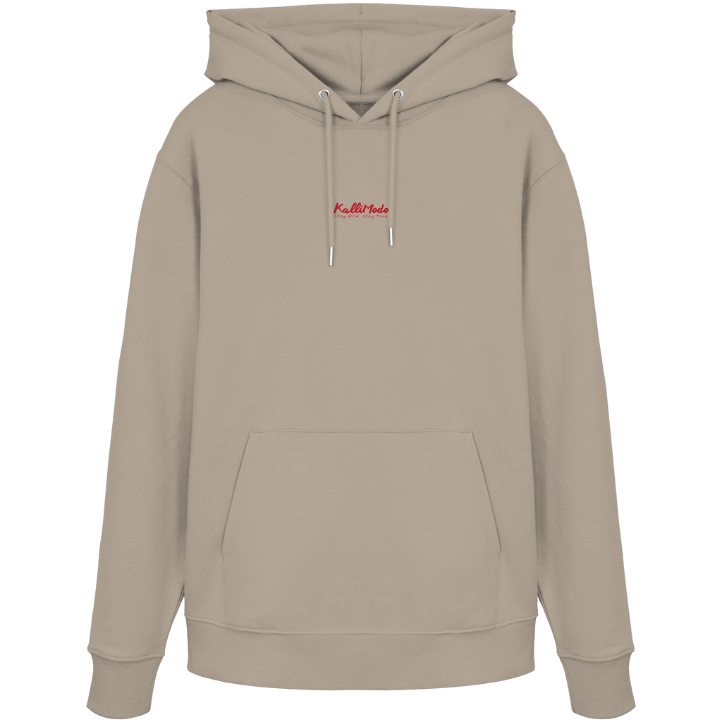 Kalli Red X-Mas Organic Hoodie -Hoodie - Organic Hoodie