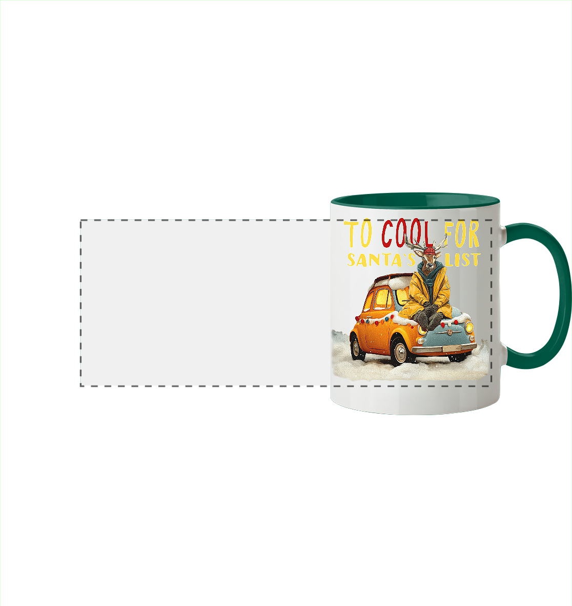 Kalli Cool X-Mas Mug - Panorama Mug Two-Tone
