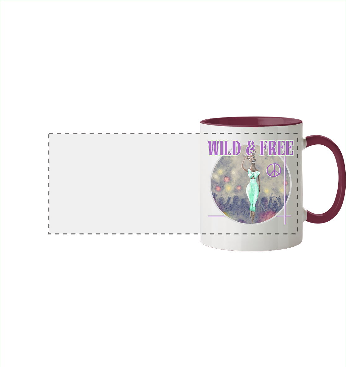 Kalli Wife Mug - Panorama Mug Two-Tone