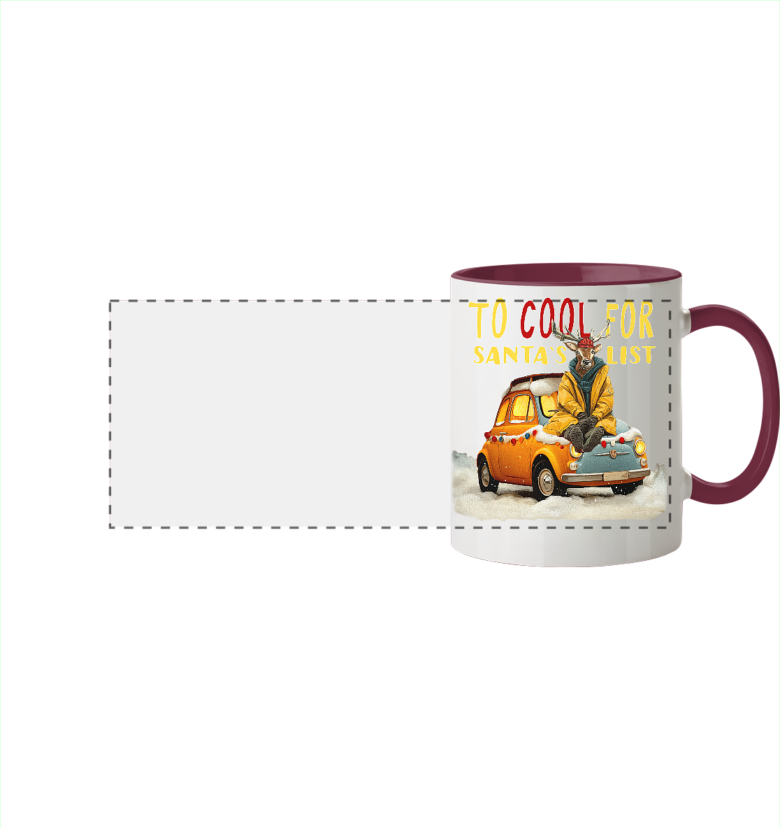Kalli Cool X-Mas Mug - Panorama Mug Two-Tone