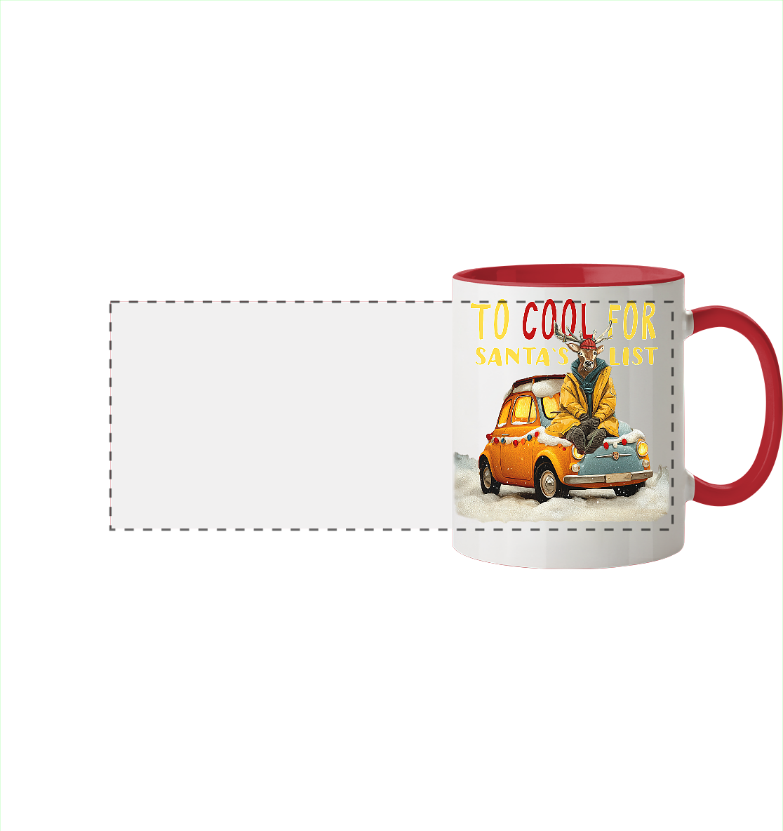 Kalli Cool X-Mas Mug - Panorama Mug Two-Tone