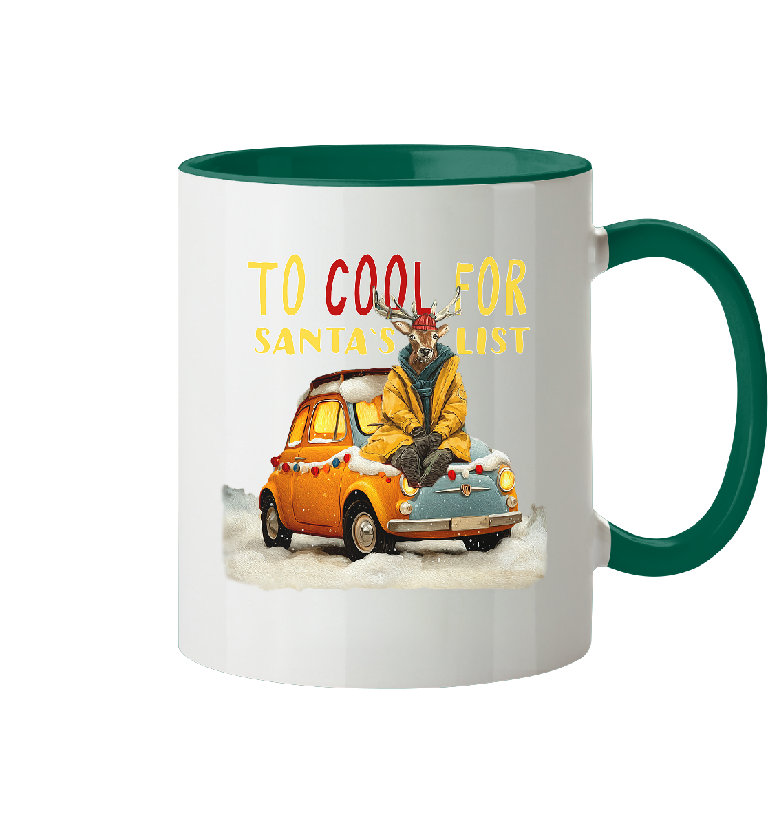 Kalli Cool X-Mas Becher - Tasse zweifarbig