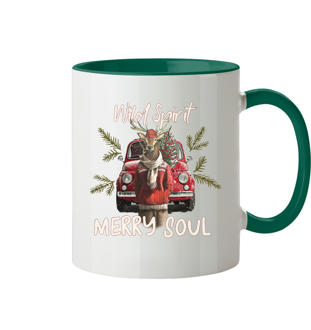 Kalli Red X-Mas Becher - Tasse zweifarbig