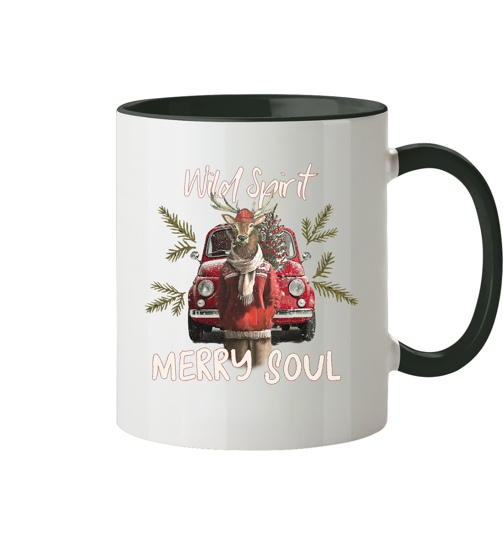 Kalli Red X-Mas Becher - Tasse zweifarbig
