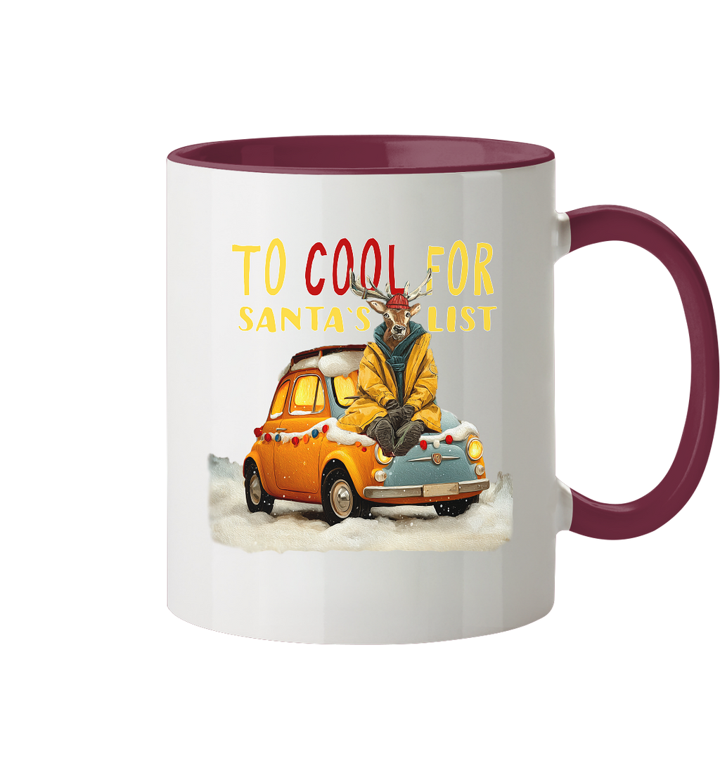 Kalli Cool X-Mas Becher - Tasse zweifarbig