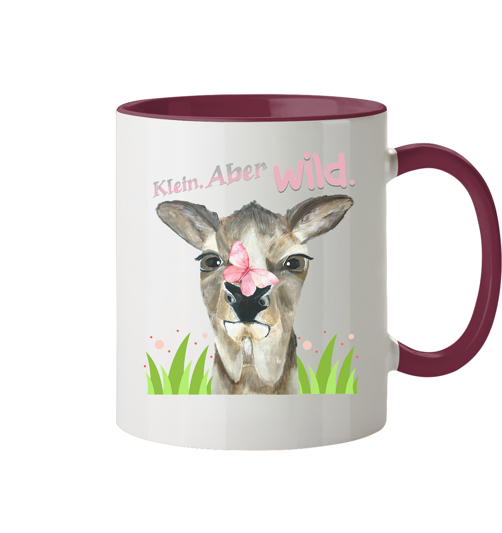 Keramikbecher "Antonella" Klein. Aber wild! - Tasse zweifarbig
