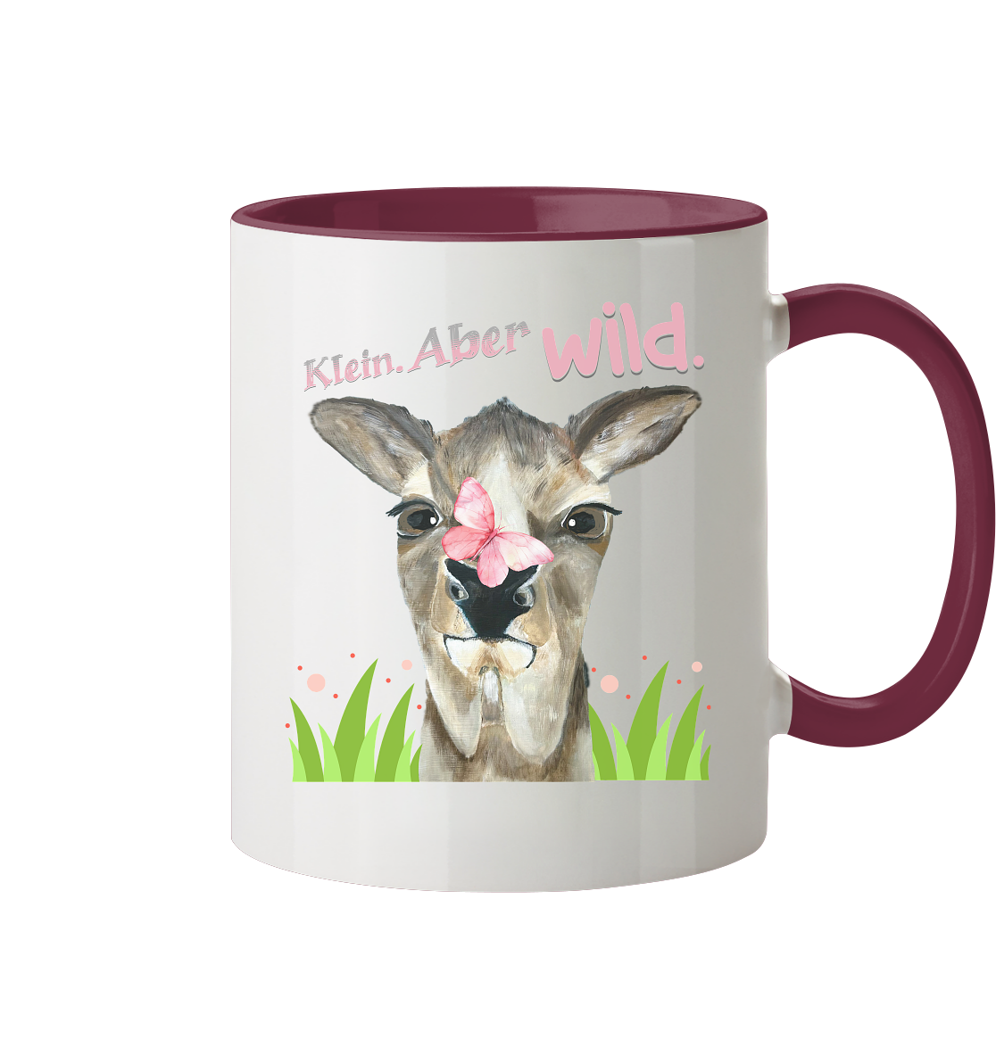 Keramikbecher "Antonella" Klein. Aber wild! - Tasse zweifarbig