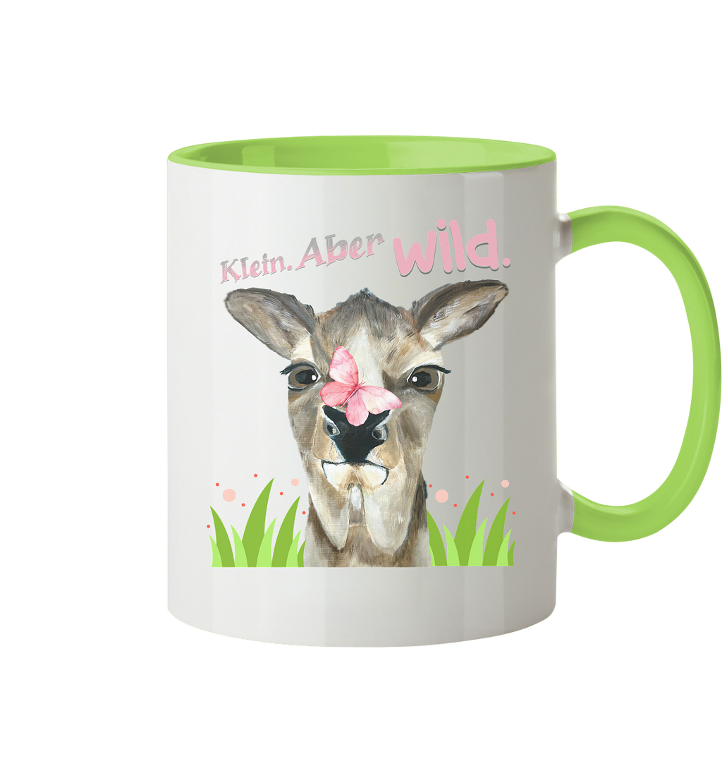 Keramikbecher "Antonella" Klein. Aber wild! - Tasse zweifarbig