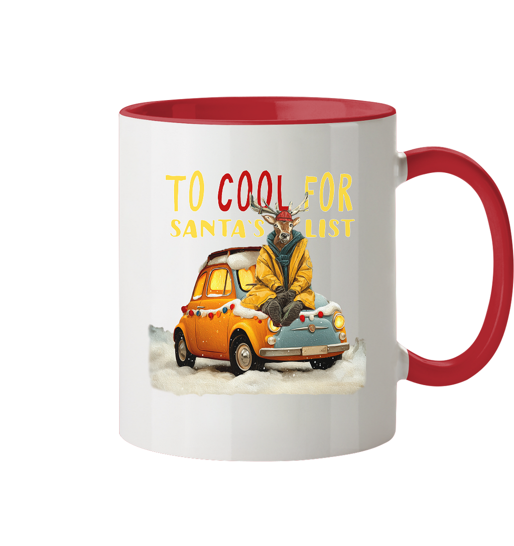 Kalli Cool X-Mas Becher - Tasse zweifarbig