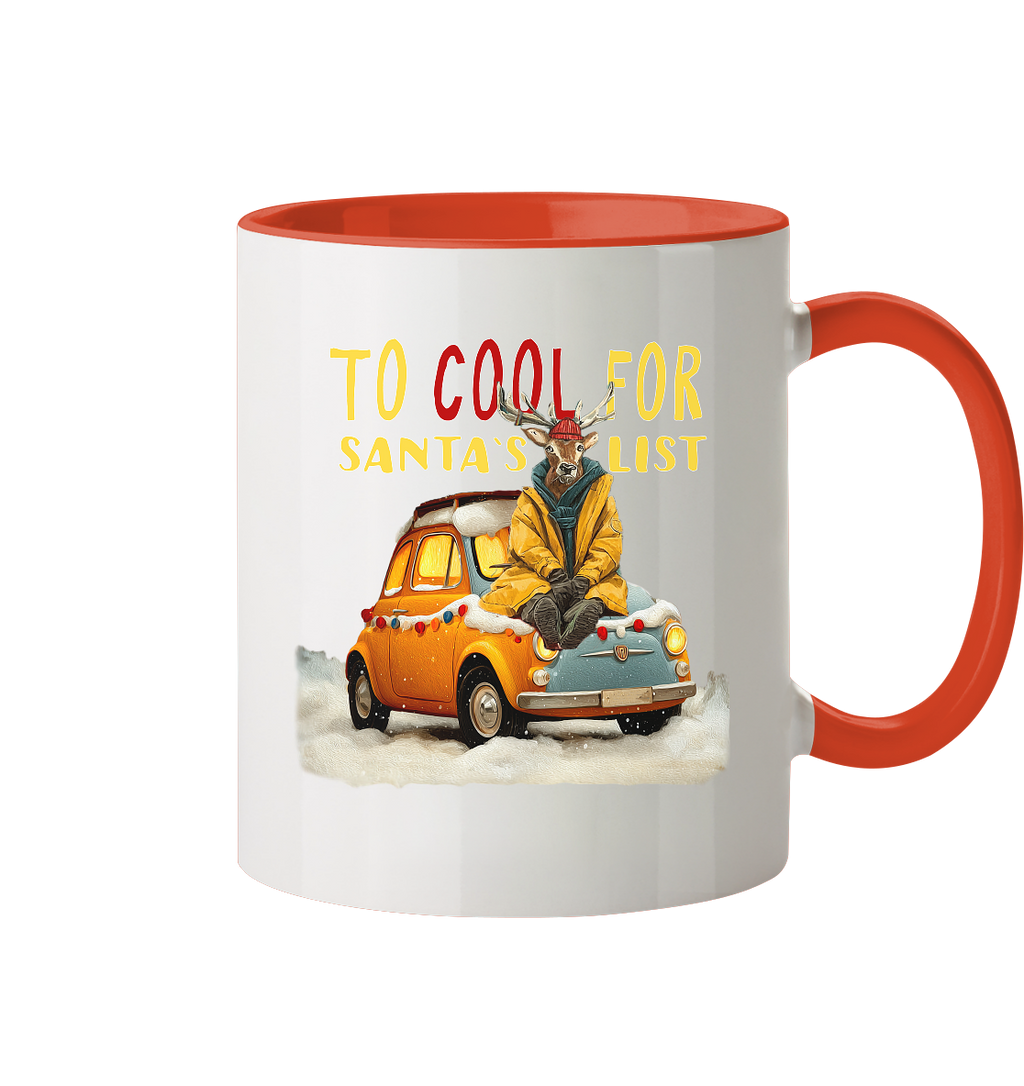 Kalli Cool X-Mas Becher - Tasse zweifarbig