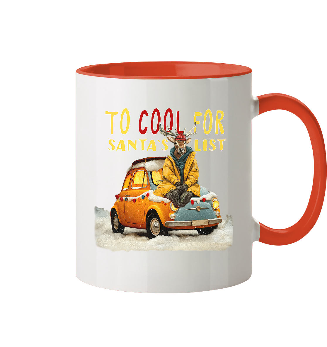 Kalli Cool X-Mas Becher - Tasse zweifarbig