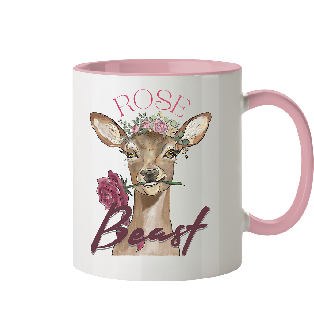 Keramikbecher Kallis "Rose Beast" - Tasse zweifarbig