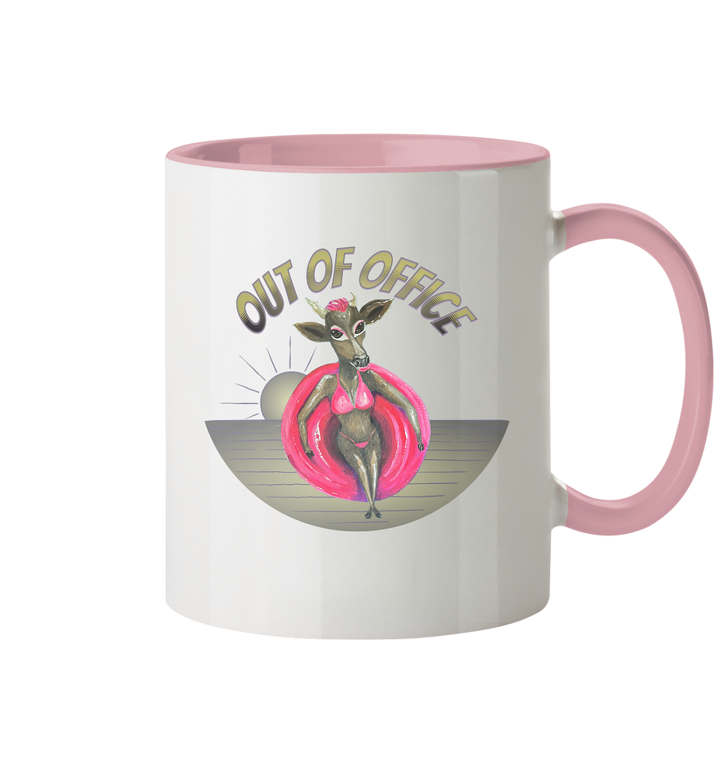 Keramikbecher "Kalli Sister 2" Out of Office - Tasse zweifarbig