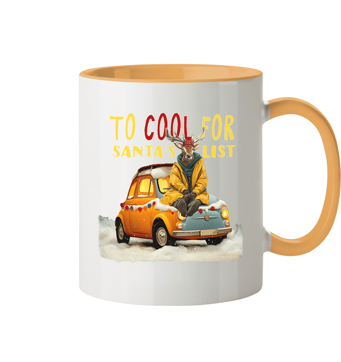 Kalli Cool X-Mas Becher - Tasse zweifarbig