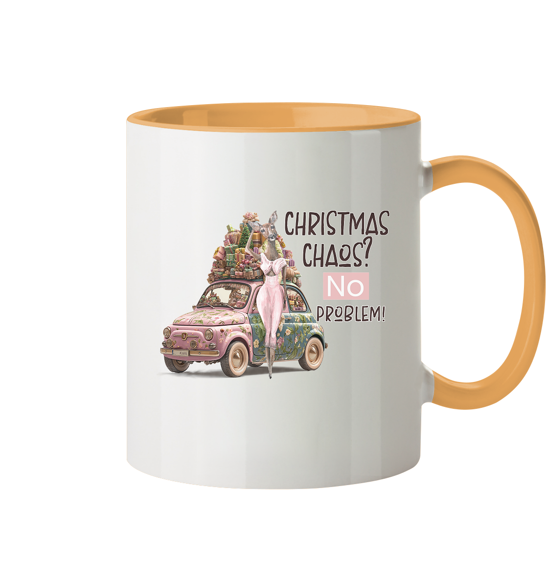 Kalli Wife X-Mas Becher - Tasse zweifarbig