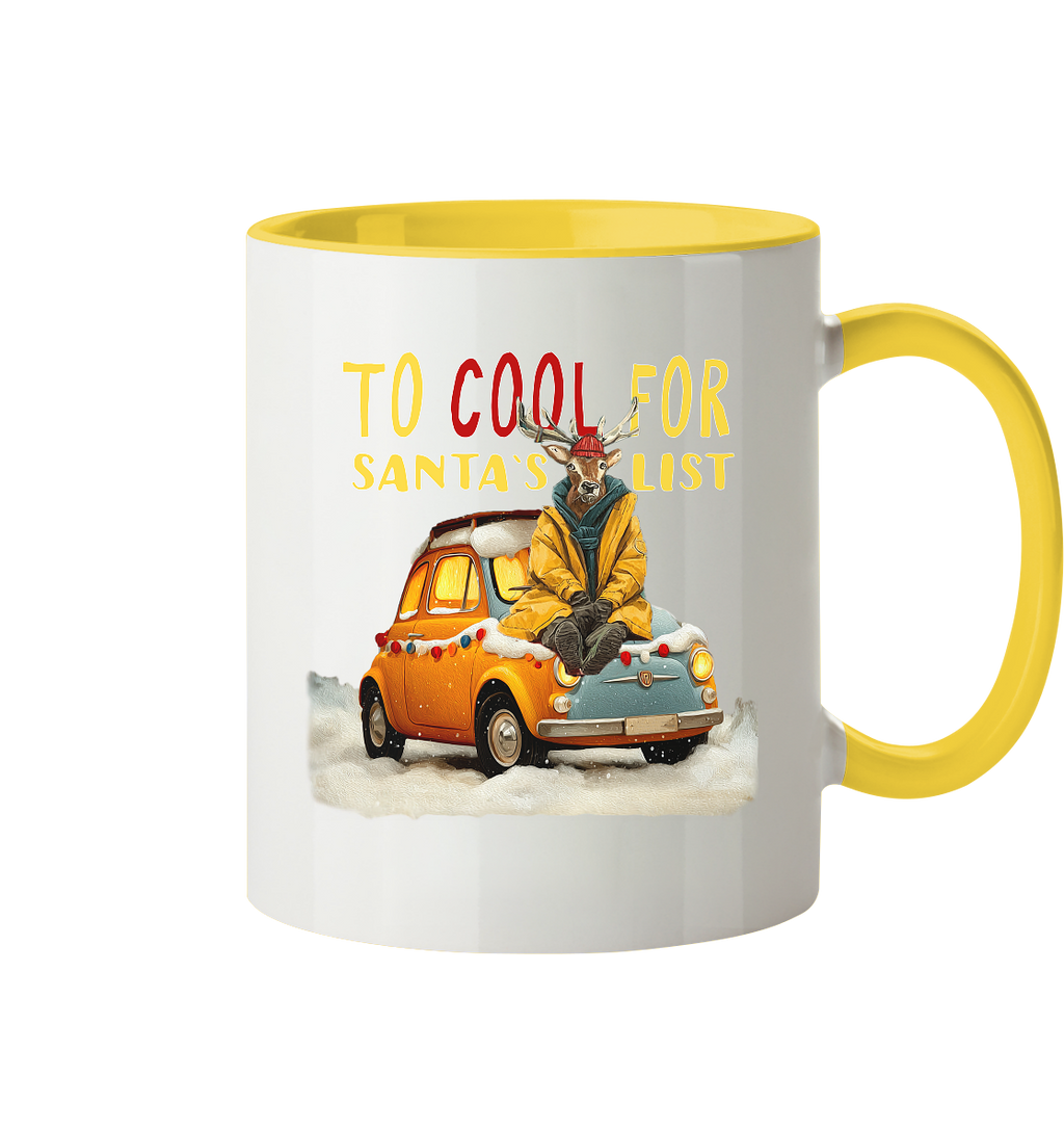 Kalli Cool X-Mas Becher - Tasse zweifarbig